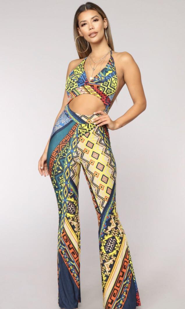 yellow jumpsuit fashion nova