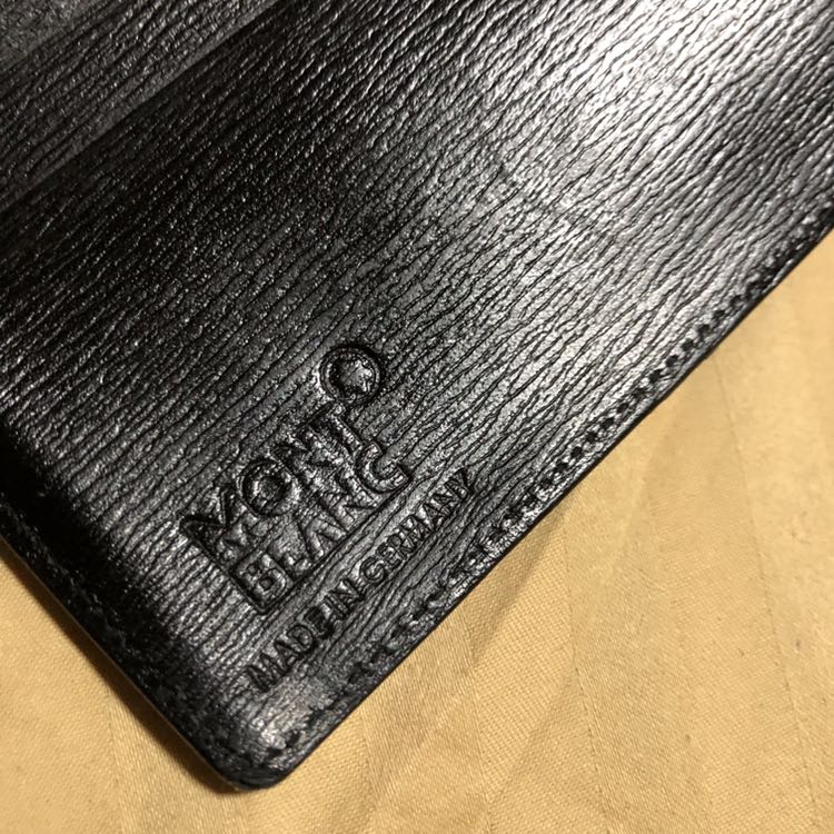 flash sale 100 authentic mont blanc bifold wallet made in germany all leather