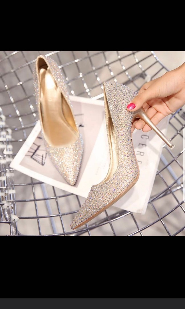 high bridal shoes