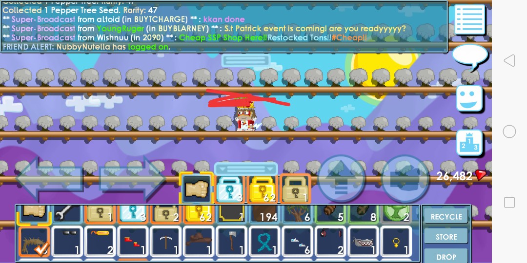 Growtopia Account with Zeus lightning bolt, Video Gaming, Gaming