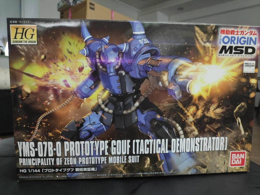 Gundam Hg Yms 07b 0 Prototype Gouf Toys Games Bricks Figurines On Carousell