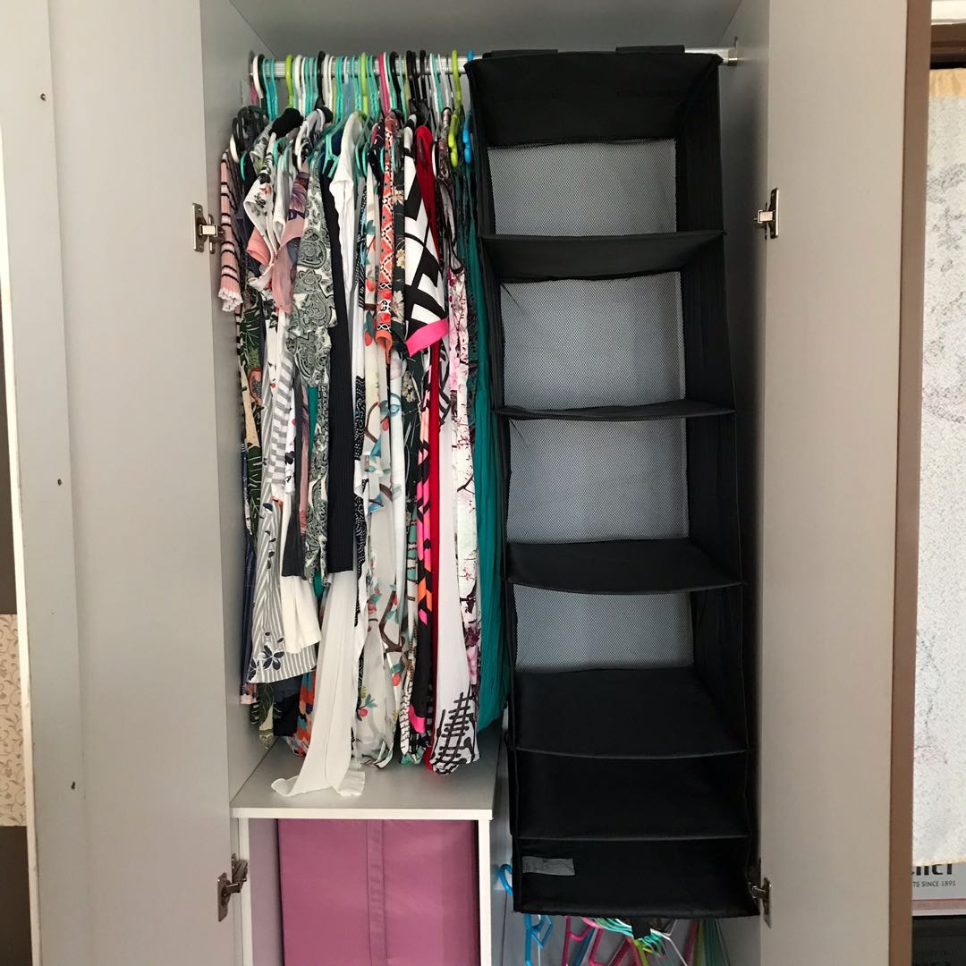 Hanging clothes storage, Furniture & Home Living, Home Improvement