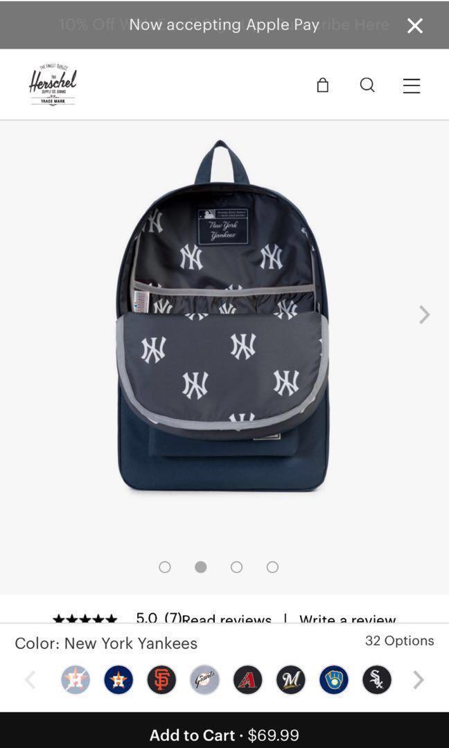 Herschel new york yankees backpack online