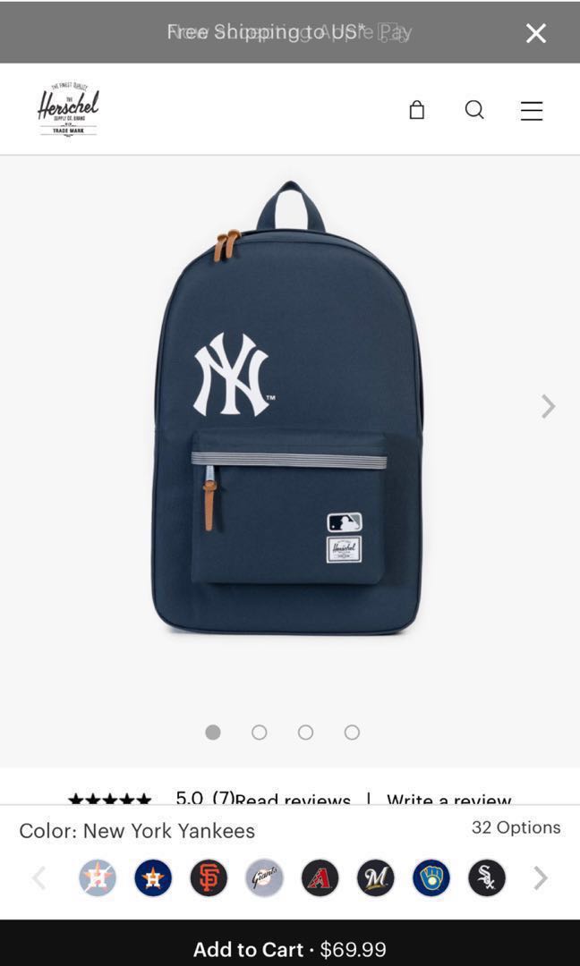 Herschel new hotsell york yankees