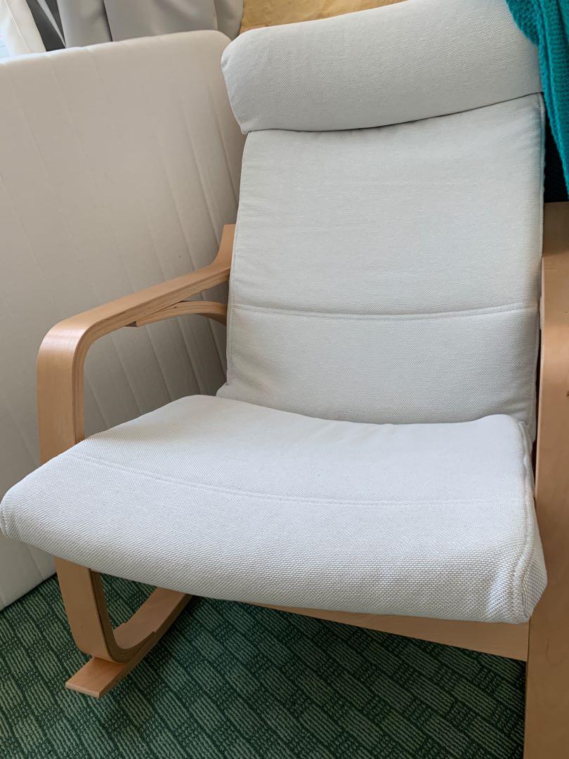 IKEA rocking chair/ breastfeeding chair, Furniture & Home Living