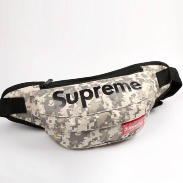 supreme waist bag camo