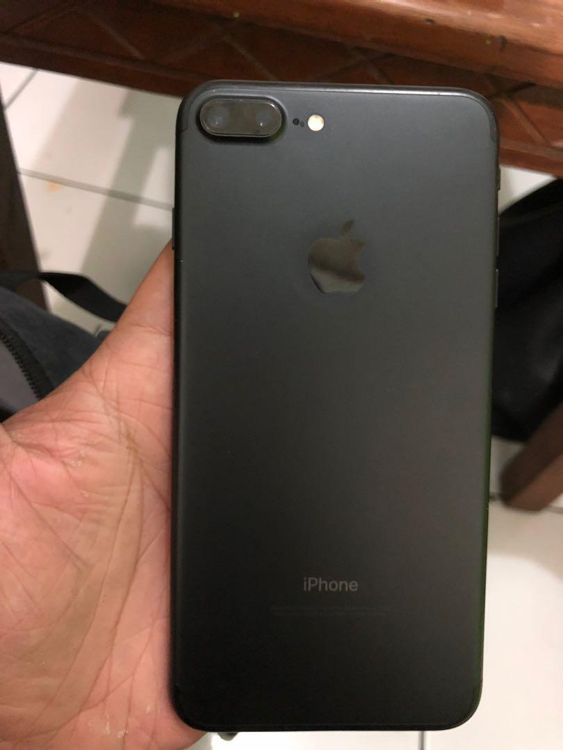 Iphone 7 Plus 32gb Blackmatte Bekas Pemakaian Pribadi Telepon Seluler Tablet Iphone Iphone 7 Series Di Carousell