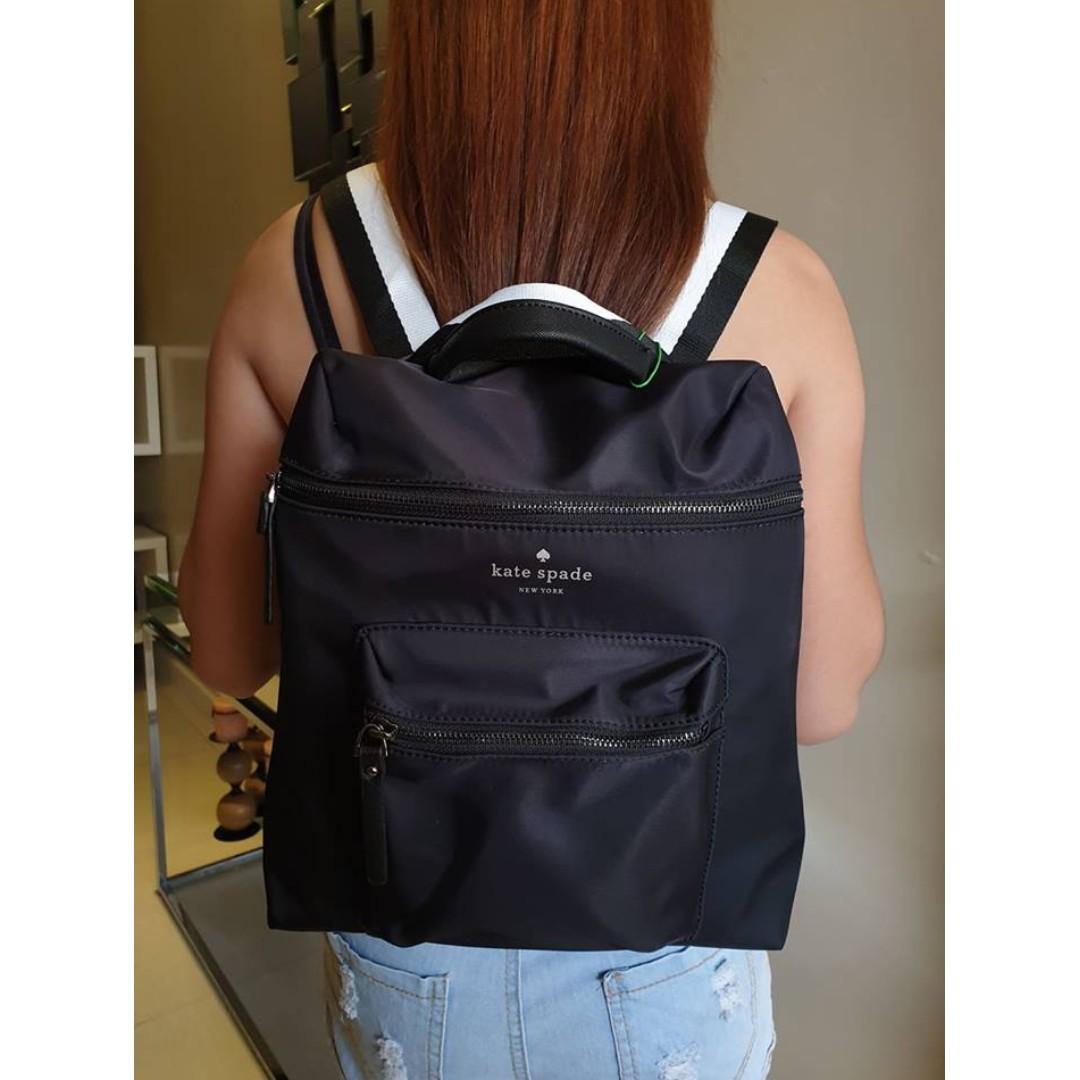 Kate Spade That s The Spirit Convertible Backpack Black Women s Fashion Bags Wallets Backpacks on Carousell