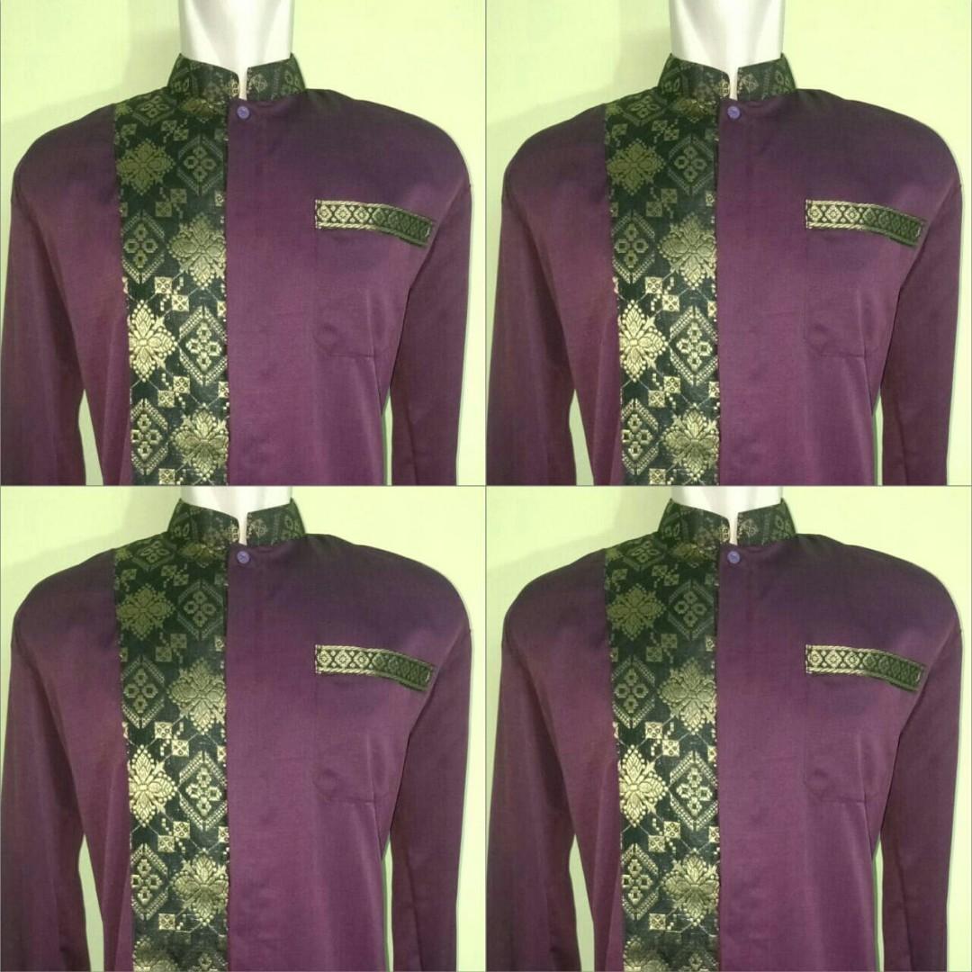 Kurta Songket Batik Men S Fashion Tops Sets Formal Shirts On Carousell