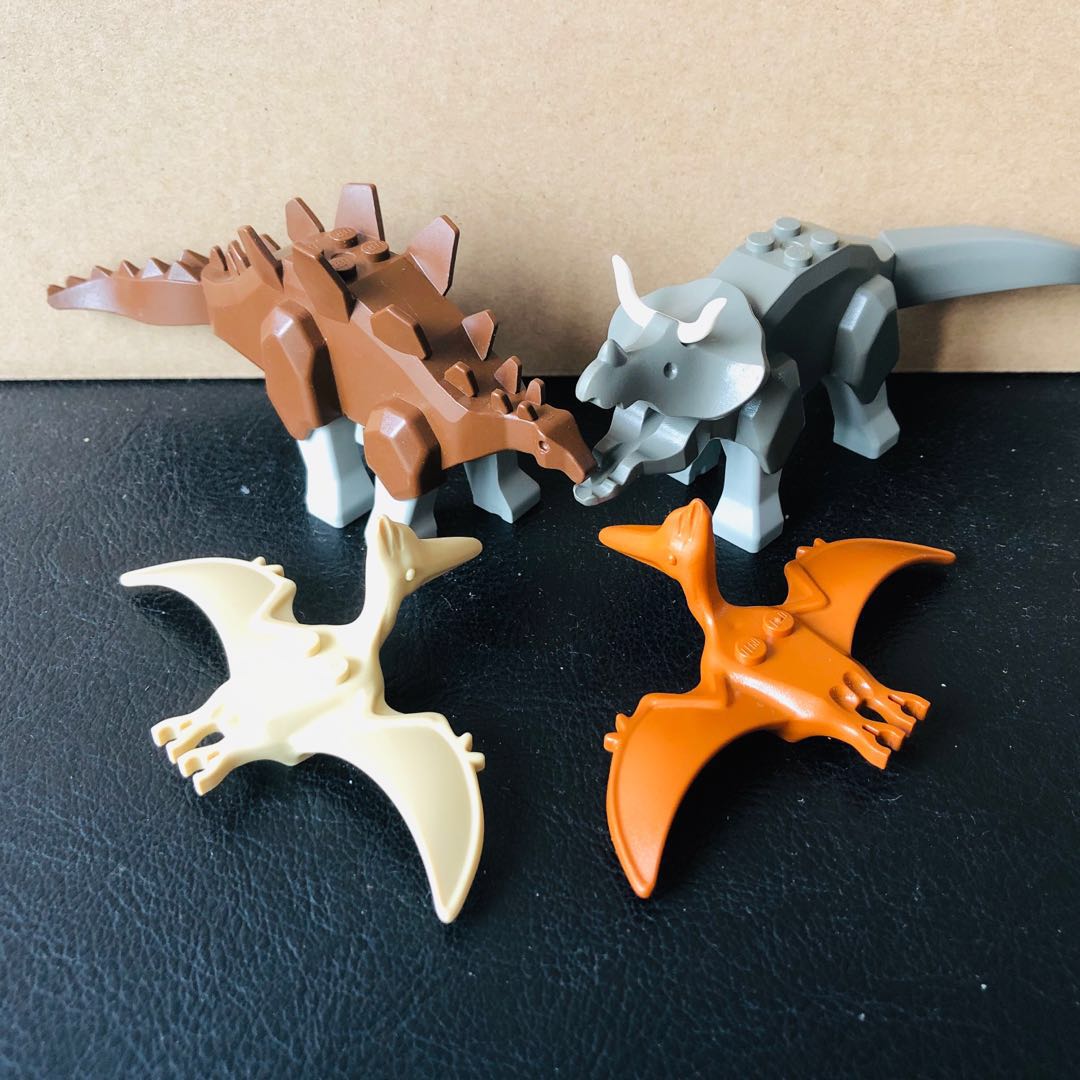 Lego Triceratops Stegosaurus Pterodactyl Pteranodon Jurassic