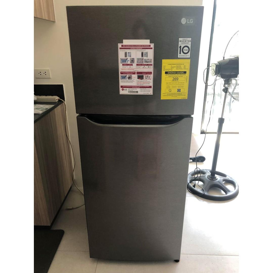 Lg Inverter Refrigerator Gr B2sqbb Tv Home Appliances Kitchen Appliances Refrigerators And Freezers On Carousell