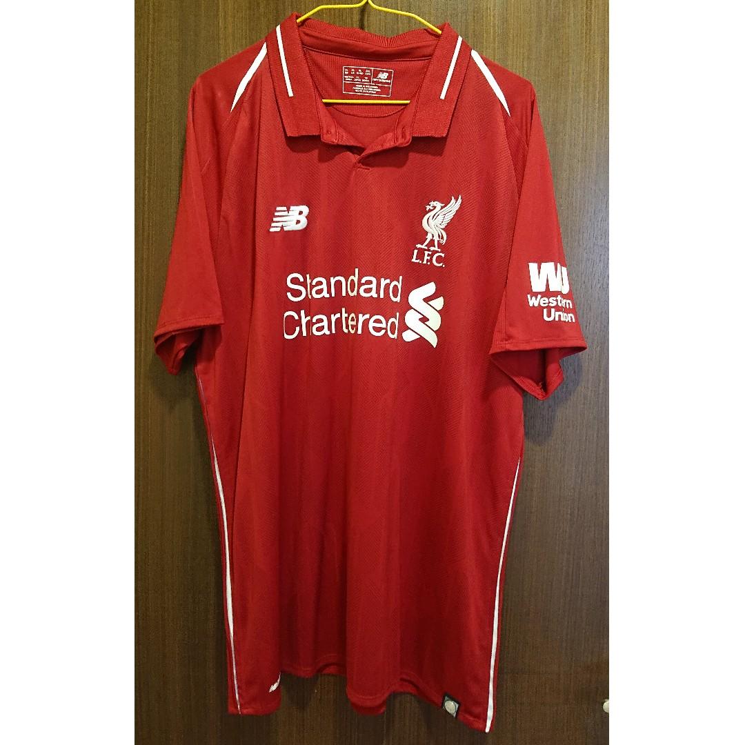 New balance liverpool home shirt 2018 2019 hot sale