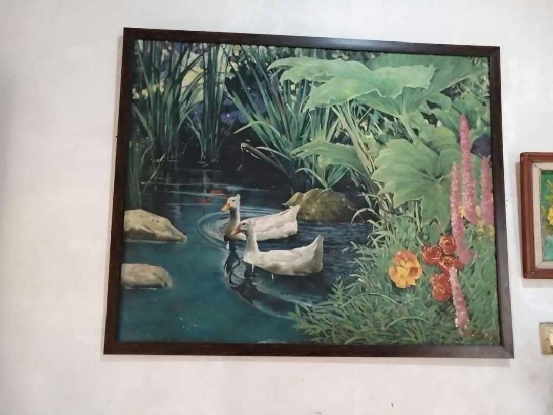 Lukisan Bebek Ukuran 100 X 80 Cm Desain Kerajinan Tangan Karya Seni Di Carousell