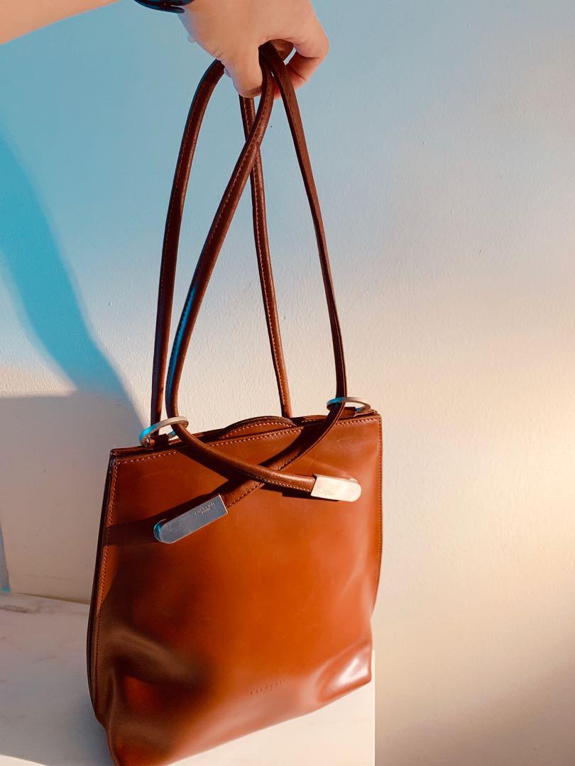 maroon backpack purse