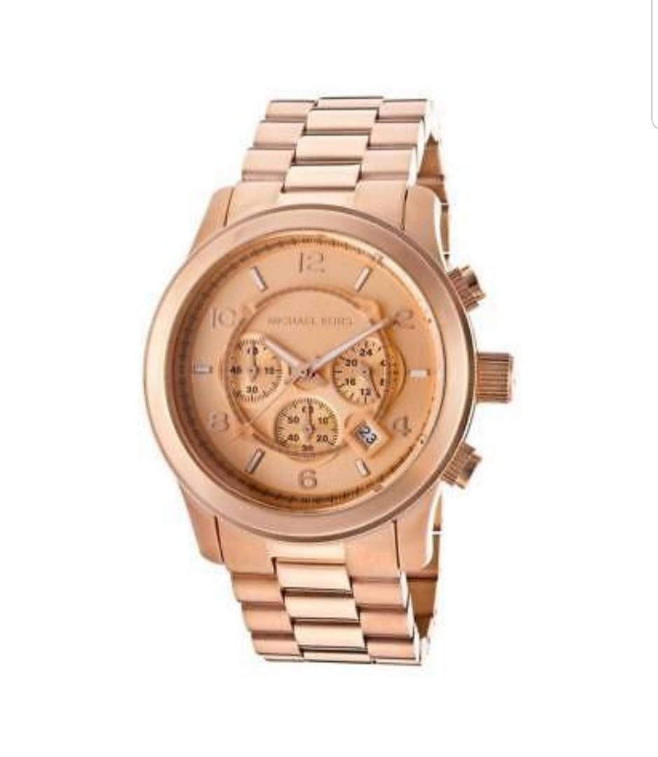 michael kors 8096 rose gold watch