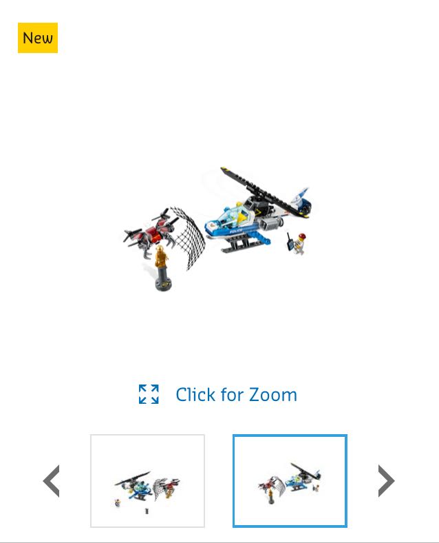New Lego City Sky Police Drone Chase 60207 Toys Games Bricks