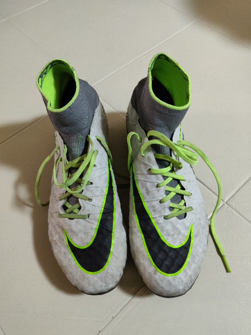 Nike Hypervenom Phantom Bimbo FG Verde Arancio Scarpe
