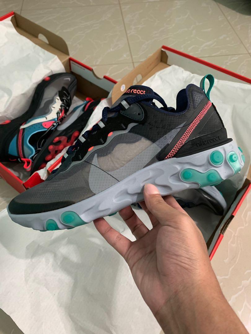React element 87 black neptune green store
