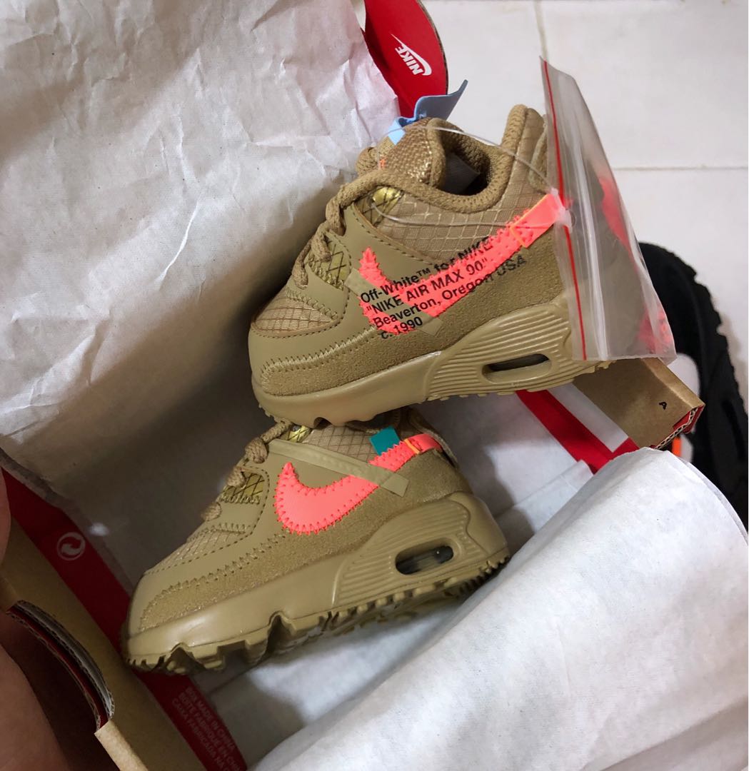 toddler air max off white