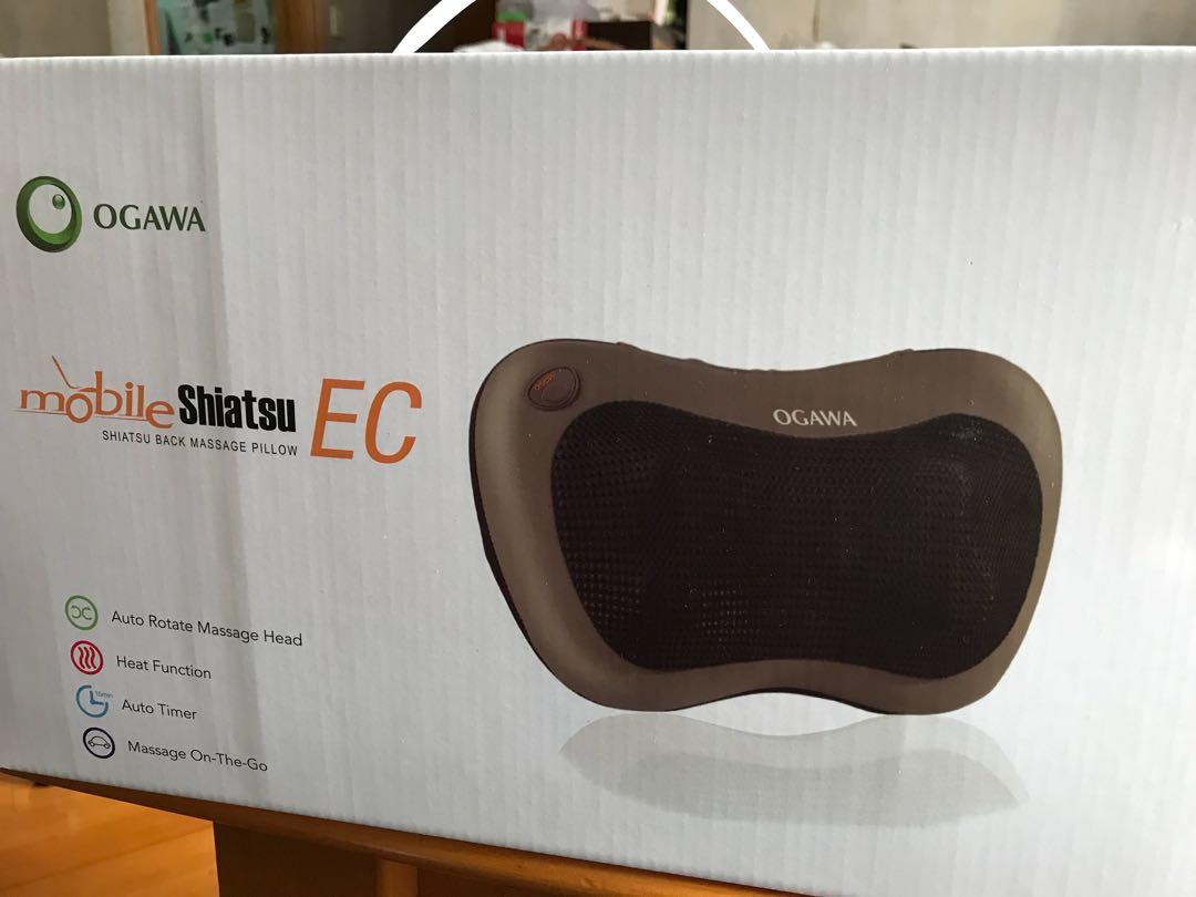 Ogawa 電動按摩椅mobile Shiatsu Ec Back Massage Pillow 健康及營養食用品 按摩紓緩用品 Carousell