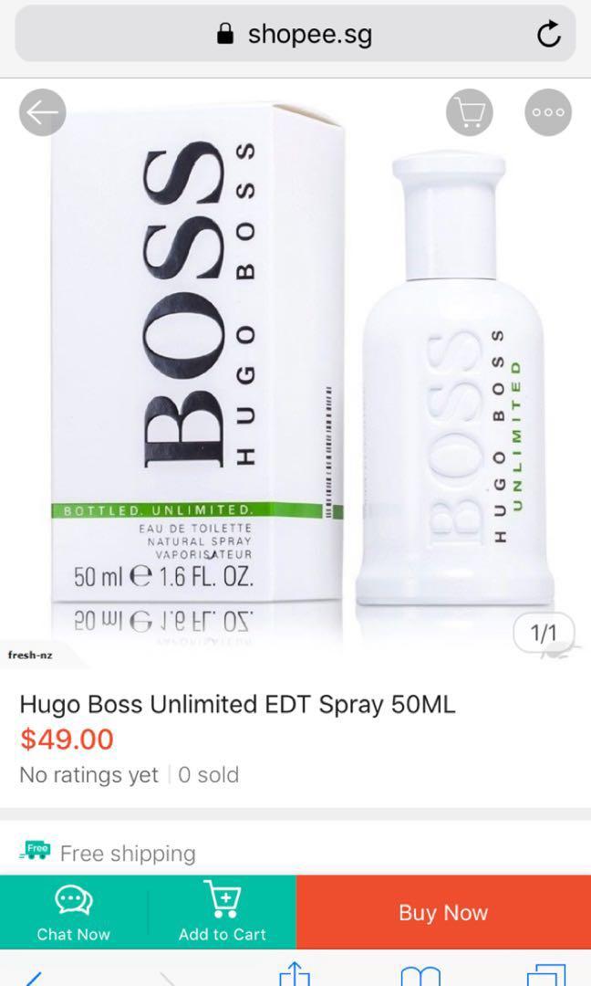 Hugo boss unlimited hotsell 50ml