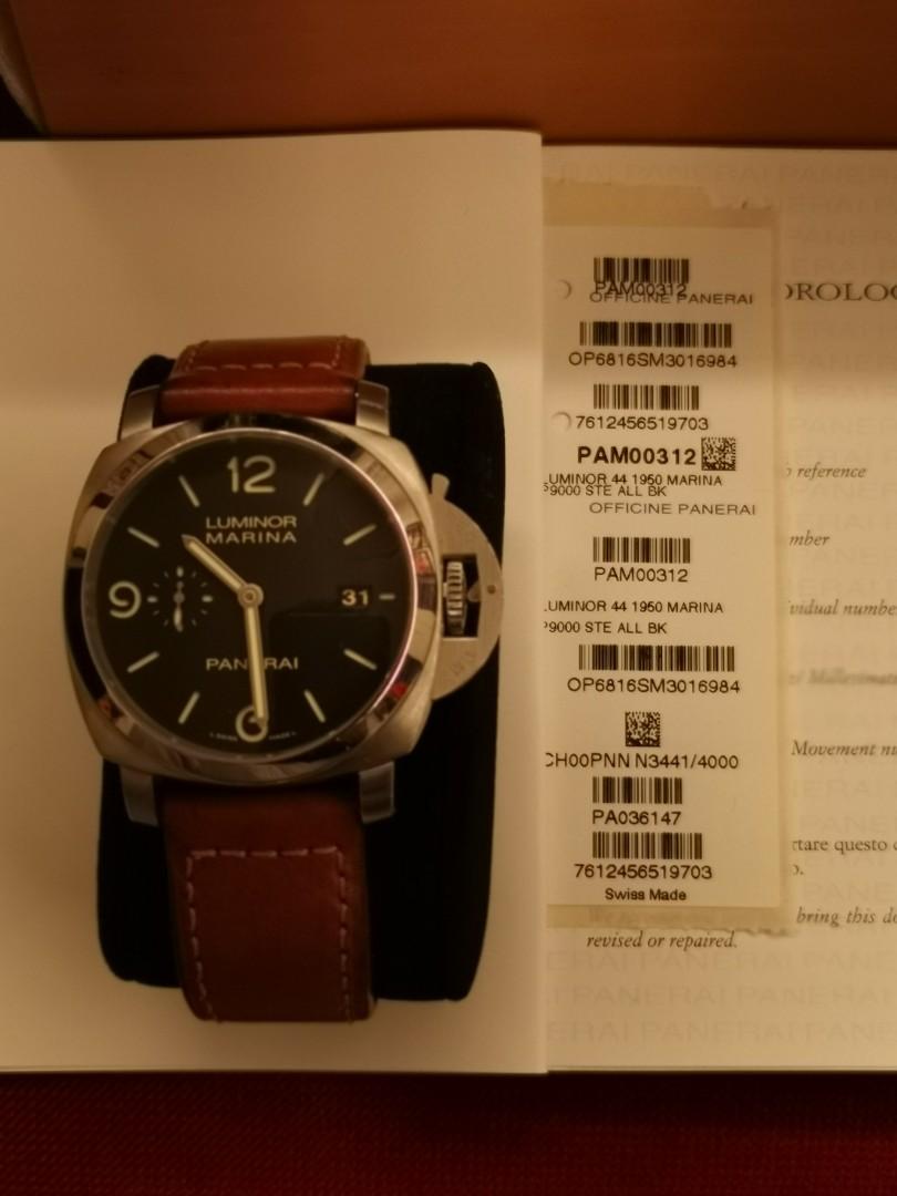 Panerai PAM 0312 Carousell