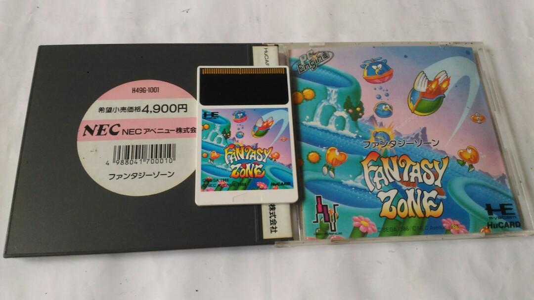 Pc Engine Fantasy Zone 電子遊戲 遊戲機配件 遊戲週邊商品 Carousell