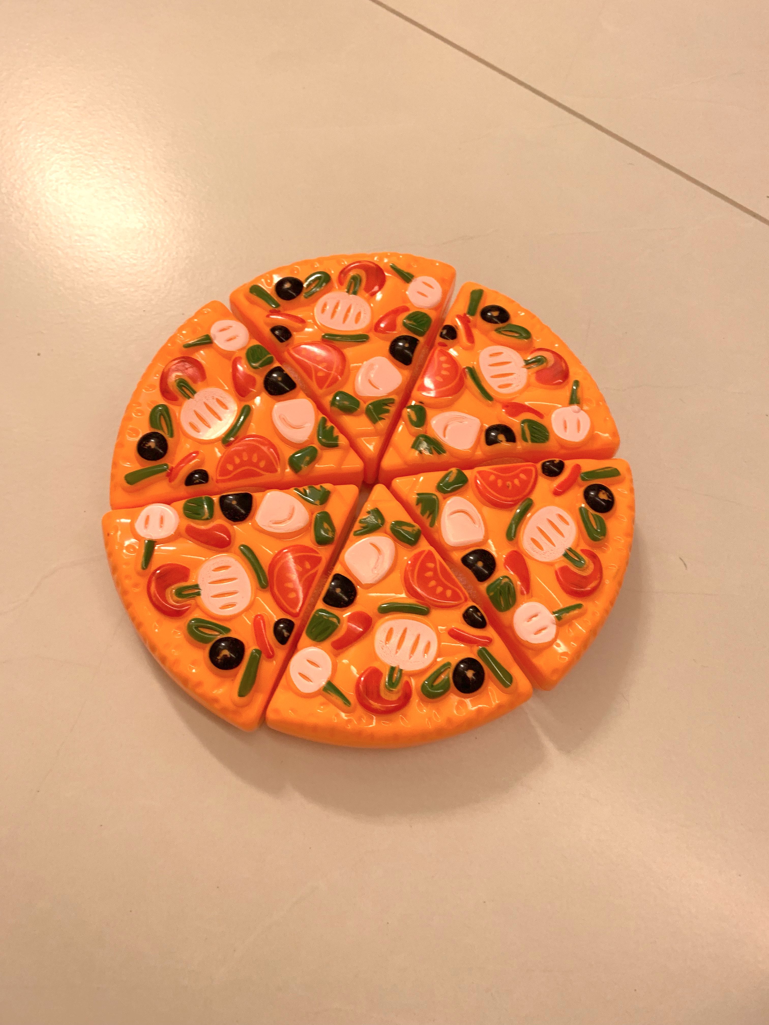 velcro pizza toy