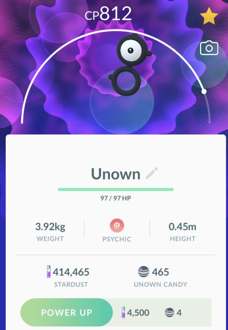 Pokemon Go Unown B S Toys Games Video Gaming Others On Carousell