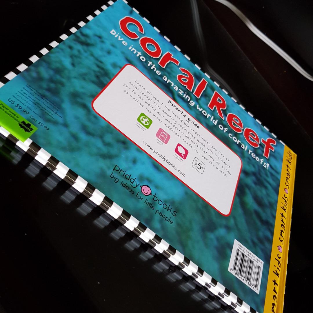 Preloved Children Book Smart Kids Coral Reef By Roger Priddy Buku Alat Tulis Buku Anak Anak Di Carousell