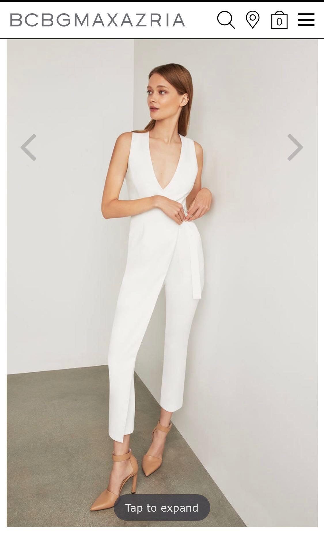 Crazy sale BCBG wrap front jumpsuit for sale