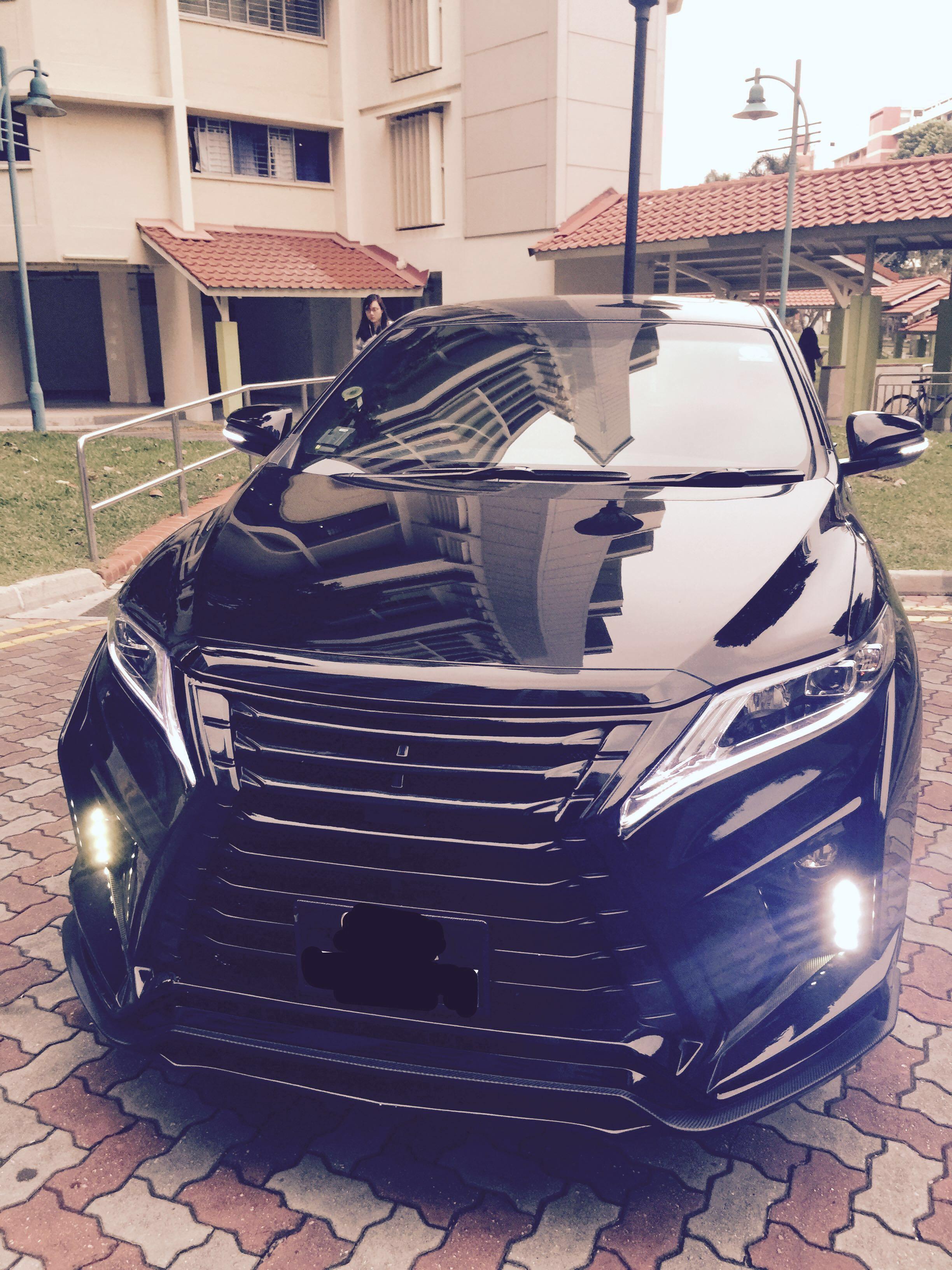 Revised Black Front Rear Bodykit For Harrier Xu60 Car Accessories Accessories On Carousell