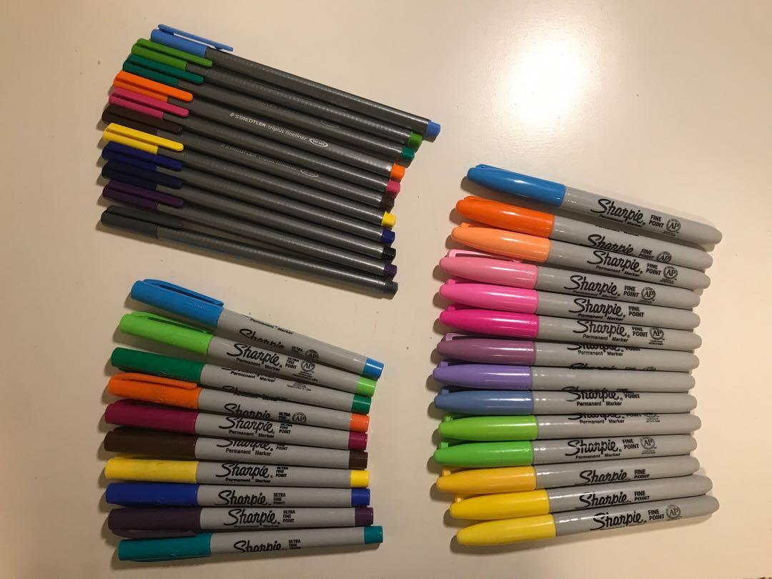 Sharpie Staedtler Pens Books Stationery Stationery On Carousell