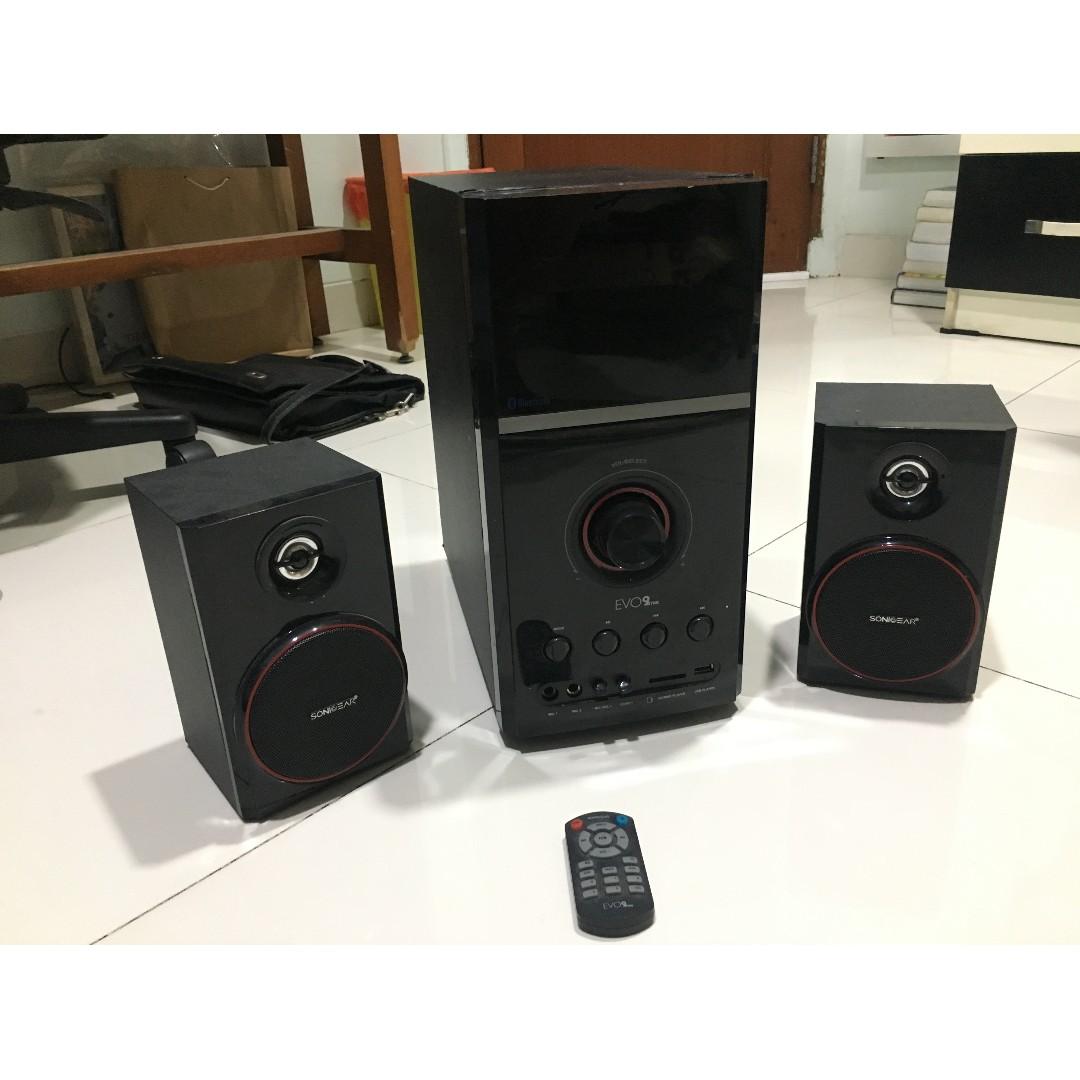 Speaker Sound System Bluetooth Sonicgear Evo 9 Btmi Elektronik
