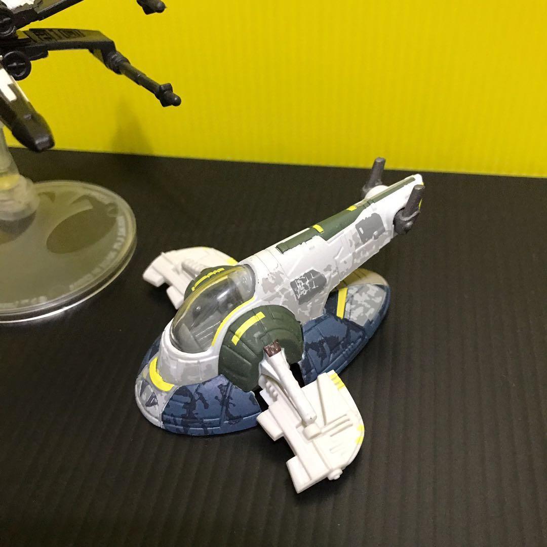 Star Wars Diecast XWing Fighter and Slave 1 Jango Fett Boba Fett