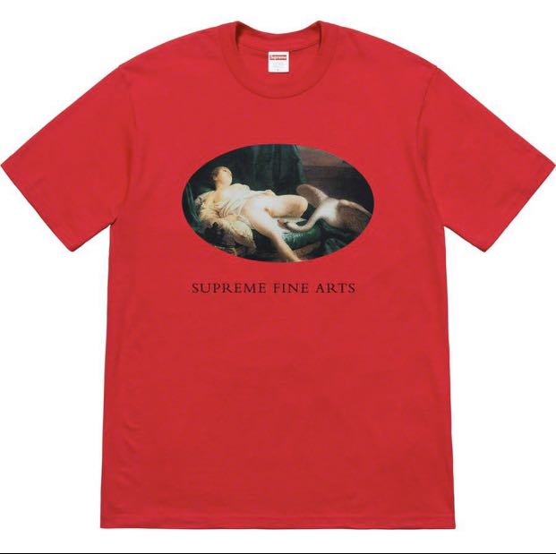 supreme leda and swan tee