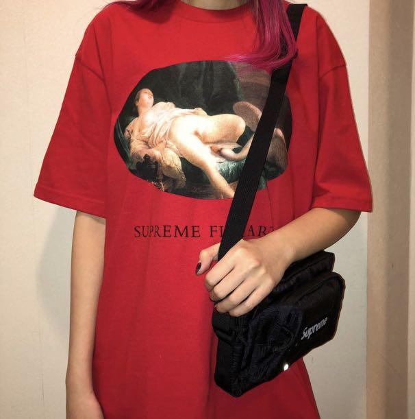 Supreme leda and the swan tee discount