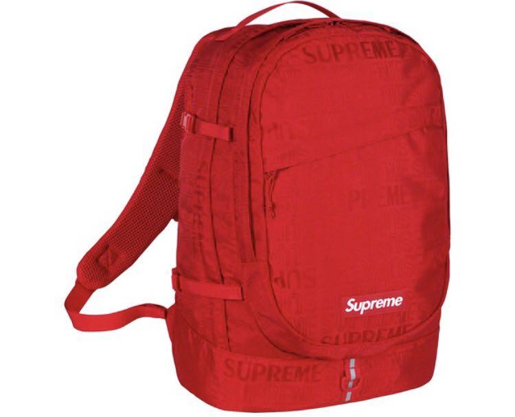 supreme ss19 backpack black