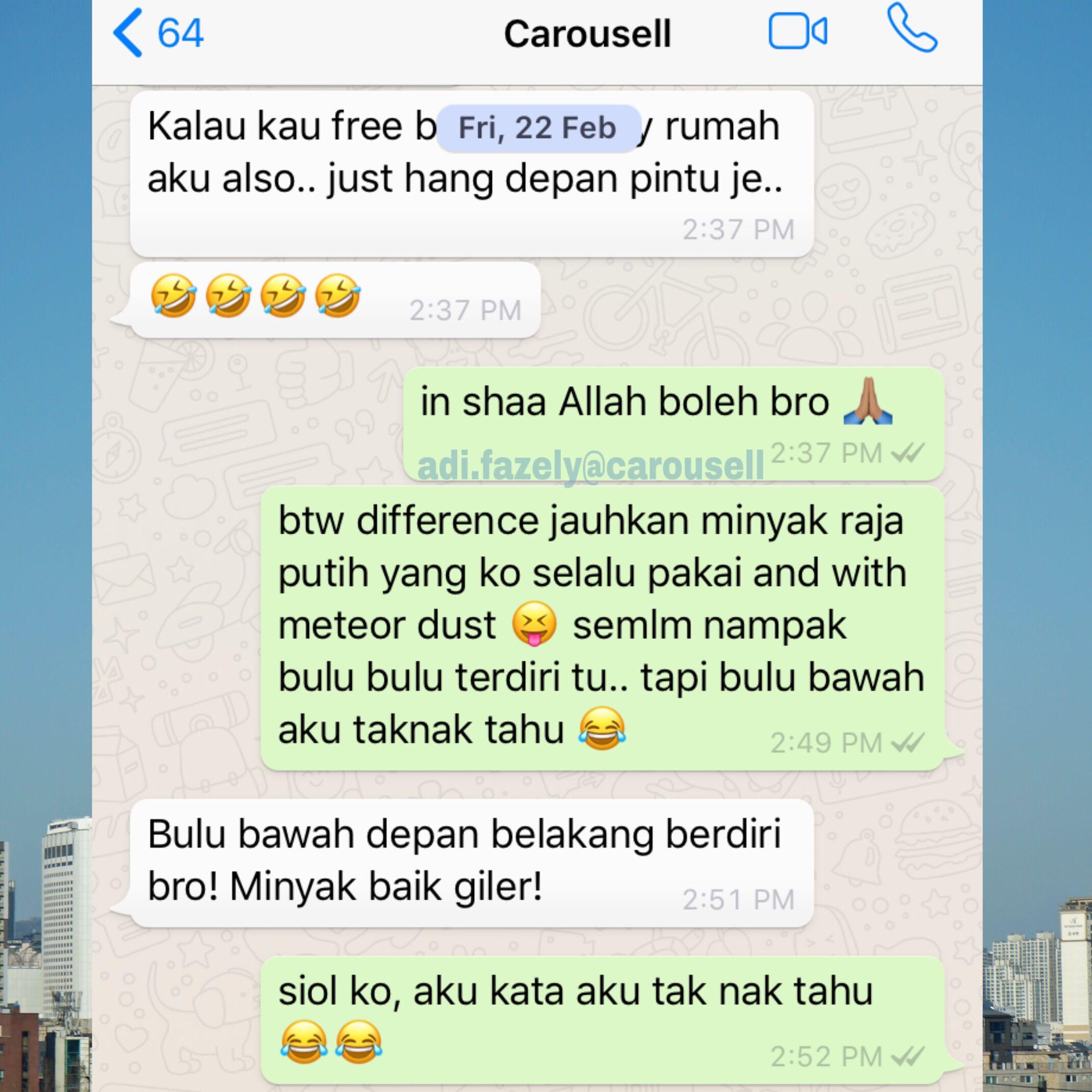 Traditional Healer S Feedback Minyak Ruqyah Raja Kayu Putih With Meteorite Dust Everything Else On Carousell