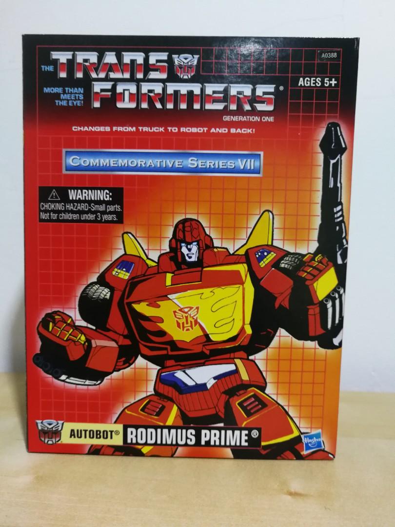 transformers g1 rodimus prime toy