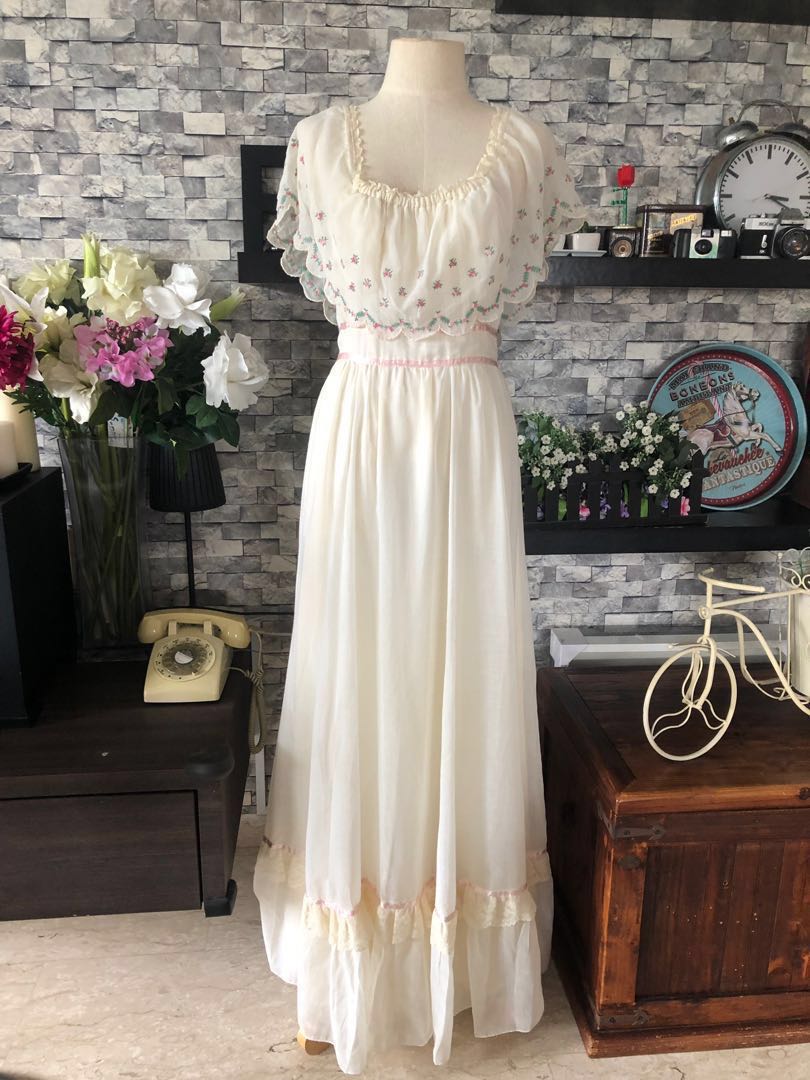Buttercream Floral Dress main image 1