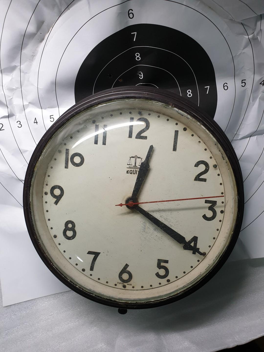 Wall Clock (Category: Religious Items) located in Singapore. Submitted by richmanworld (Listing ID 217422772, Image 1). Description: This clock has kept for sometimes. Pls judge by yourself carefully. Kindly see photos with details. What you see is what you get. Diameter Size: 85-90mm Wide:25mm Thickness: 6mm Good luck!.