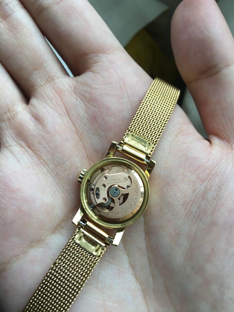 [WITHDRAWN] Omega Auto 18K S.Gold Automatic Watch Ladymatic