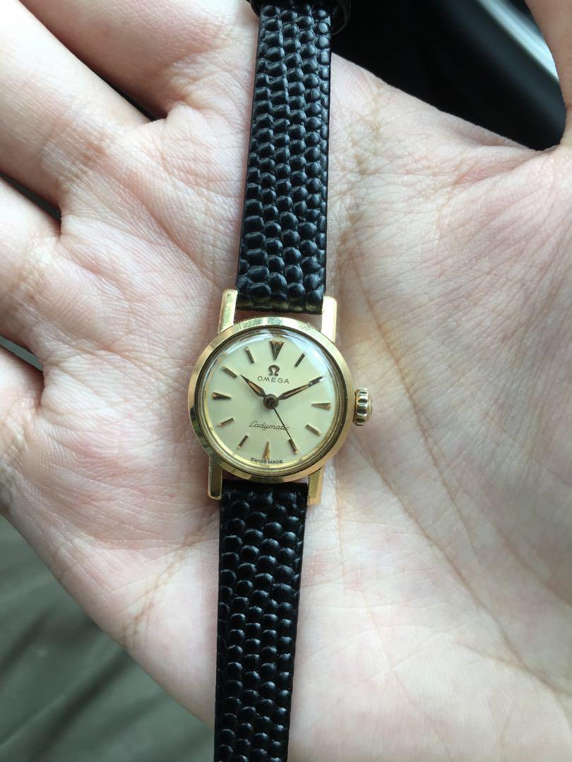 [WITHDRAWN] Omega Auto 18K S.Gold Automatic Watch Ladymatic