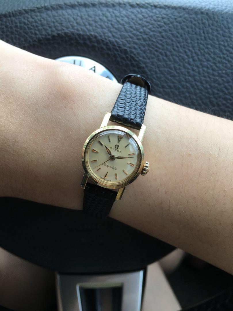 [WITHDRAWN] Omega Auto 18K S.Gold Automatic Watch Ladymatic