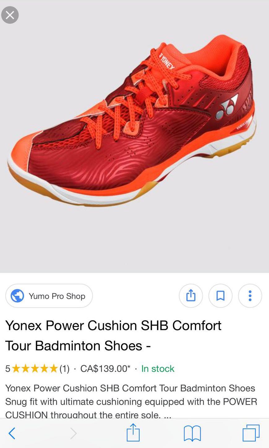 Yonex power cushion comfort tour clearance