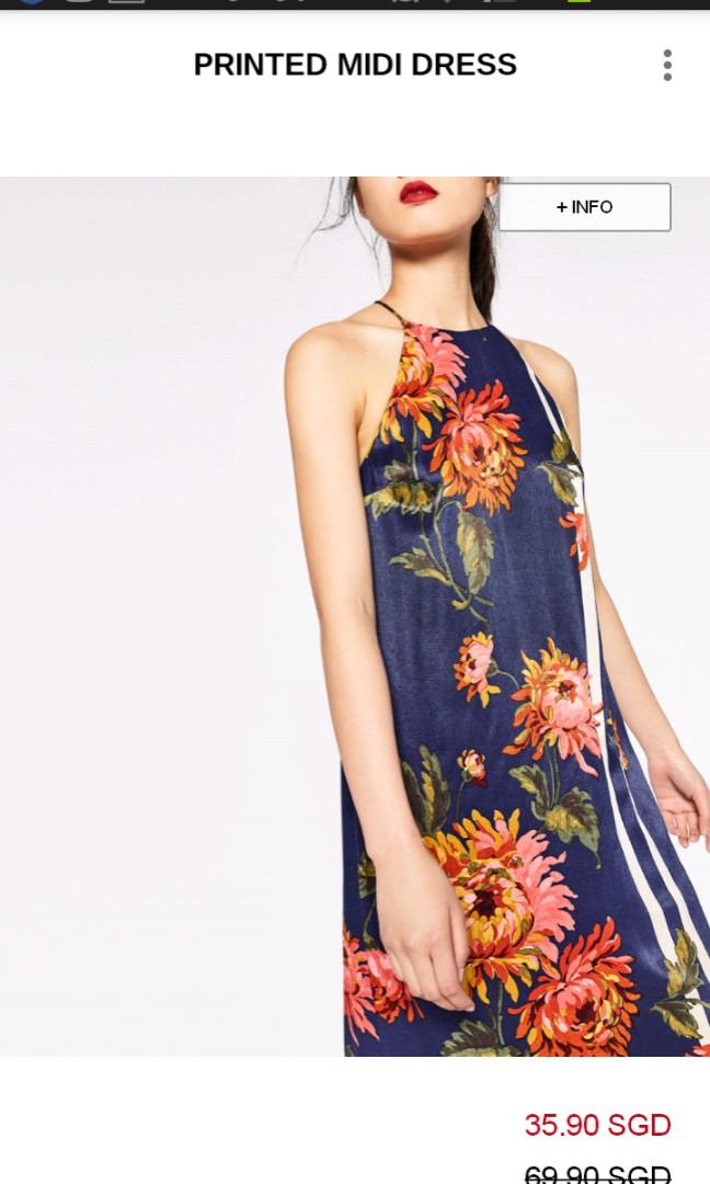 zara sunflower dress
