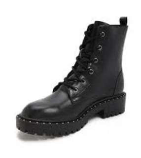 Forever 21 studded combat boots