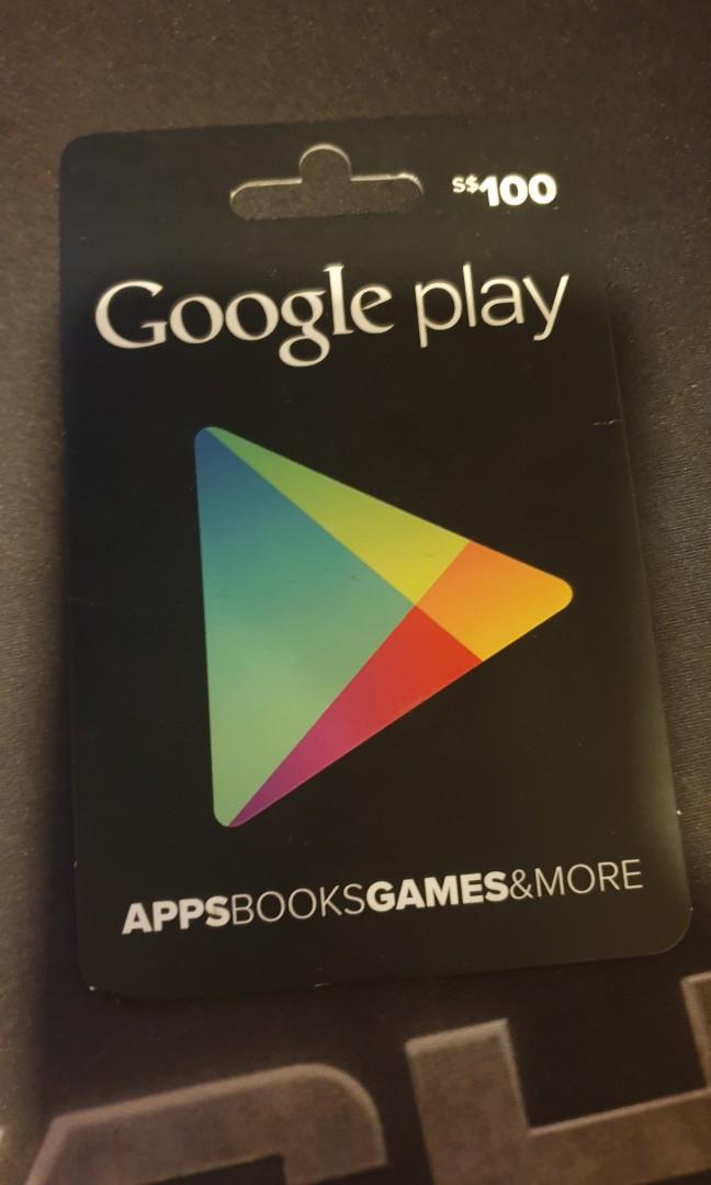 100 Dollar Google Play Gift Card Entertainment Gift Cards