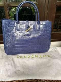 Longchamp ORI roseau bag croco